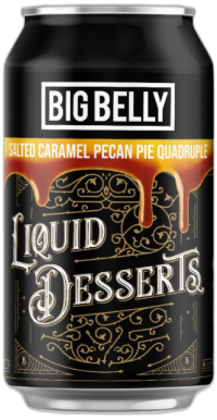 Big Belly Salted Caramel Pecan Pie Quad blikje van 33cl