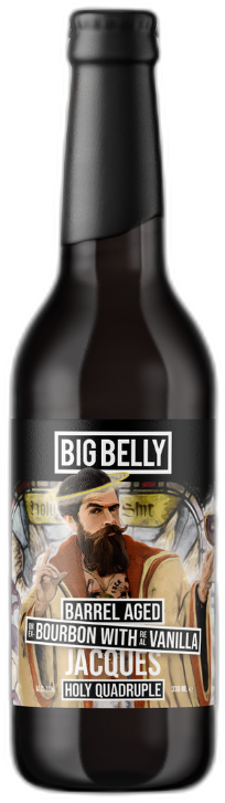 Big Belly Jacques Bourbon Vanilla BA flesje van 33cl