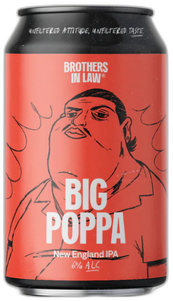 Brothers In Law Big Poppa blikje van 33cl