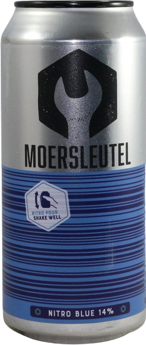 Moersleutel Barcode: Nitro Blue blik van 44cl