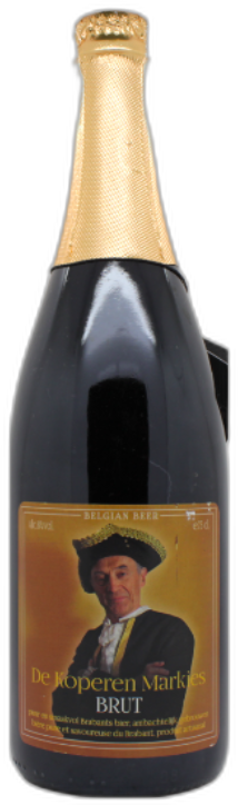 De Koperen Markies Brut fles van 75cl