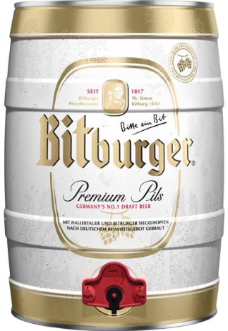 Bitburger Pils Partyfust 5 Liter