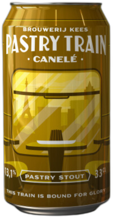 Kees Pastry Train Canelé blikje van 33cl