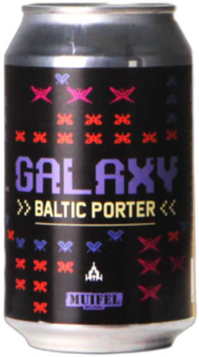 Muifel Galaxy Baltic Porter blikje van 33cl