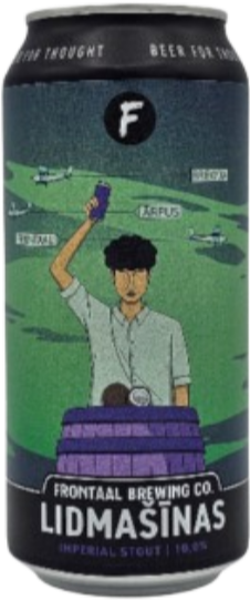 Frontaal x Arpus Lidmasinas blik van 44cl
