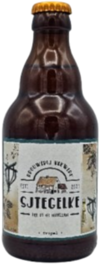 Vakwerk Sjtegelke flesje van 33cl