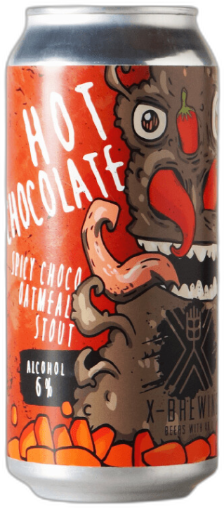 X Brewing Hot Chocolate blik van 44cl