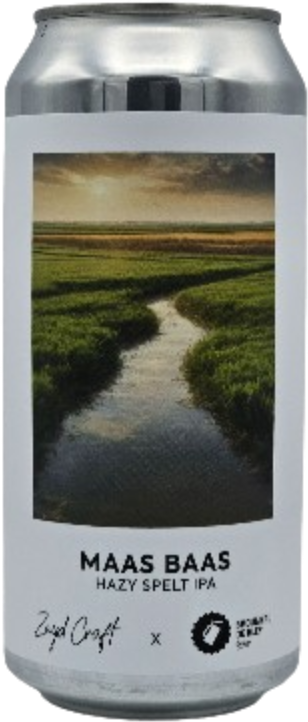 Zuyd Craft x De Klep Maas Baas Hazy Spelt IPA blikje 44cl
