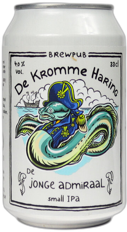 Kromme Haring De Jonge Admiraal blikje van 33cl