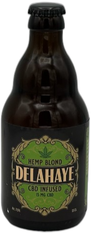Delahaye CBD Infused Hemp Blond fles 33cl
