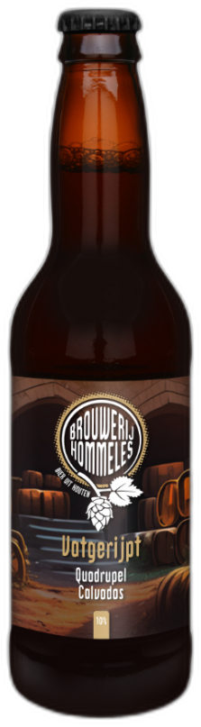 Hommeles Quadrupel Vatgerijpt Calvados flesje van 33cl