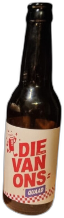 Die van ons Quaad flesje van 33cl
