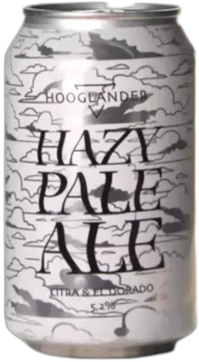 Hooglander Hazy Pale Ale blikje van 33cl