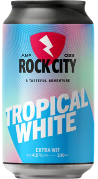 Rock City Tropical White blikje van 33cl