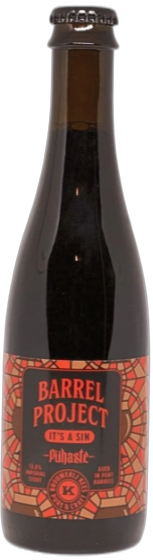 Kees x Puhaste Barrel Project It's A Sin flesje van 37,5cl