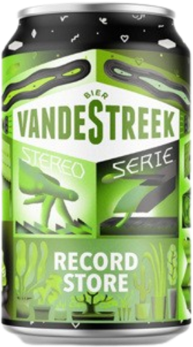 vandeStreek Record Store blikje van 33cl