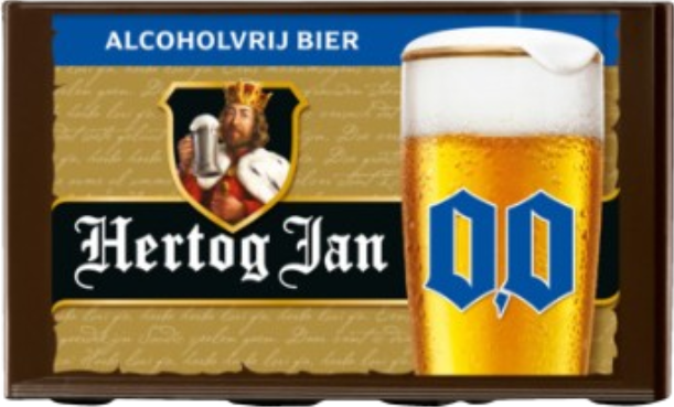 Hertog Jan 0.0 krat van 24 flesjes van 30cl