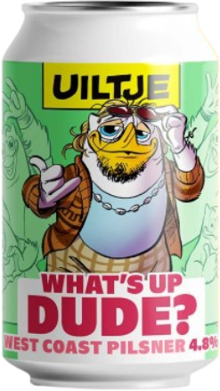 Uiltje What's up Dude blikje van 33cl