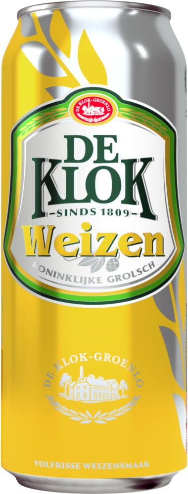 De Klok Weizen blik van 50cl