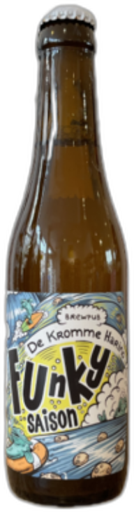 De Kromme Haring Funky Saison flesje van 33cl