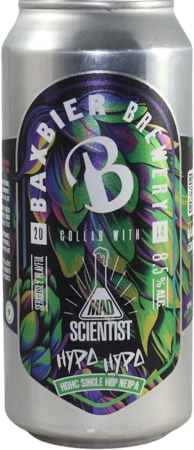 Baxbier HYPA HYPA blik van 44cl