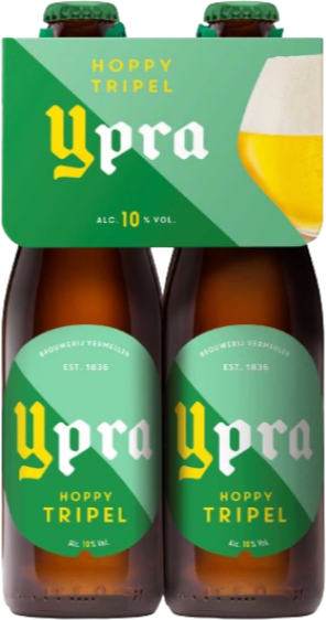 Ypra Hoppy Tripel 4-pack met flesjes van 33cl
