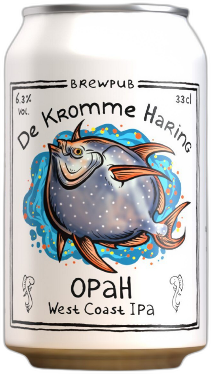 Kromme Haring Opah blikje van 33cl