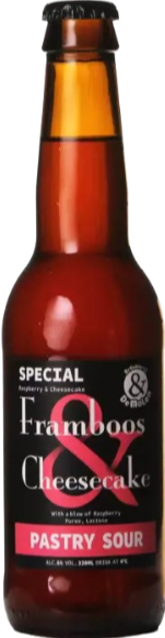 De Molen Framboos & Cheesecake flesje van 33cl