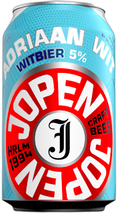 Jopen Adriaan Wit blikje van 33cl