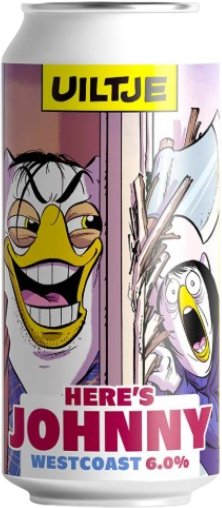 Uiltje Here's Johnny blik van 44cl
