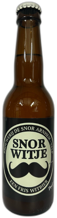Snorwitje flesje van 33cl