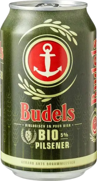 Budels Bio Pilsener blikje van 33cl