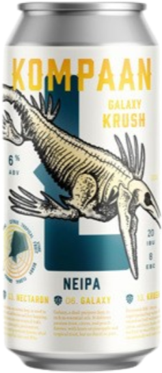 Kompaan Galaxy Krush blik van 44cl