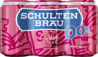 Schultenbrau Rosé 0.0% sixpack met blikjes van 33cl