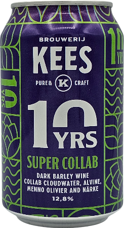Kees Super Collab 10 Years blikje van 33cl