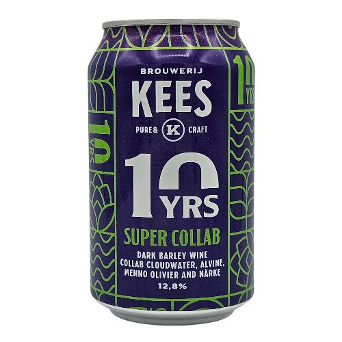 Brouwerij Kees Super Collab ( 10 Years Edition) - Barley Wine Speciaalbier - Bestel dit bij Bierbink.nl