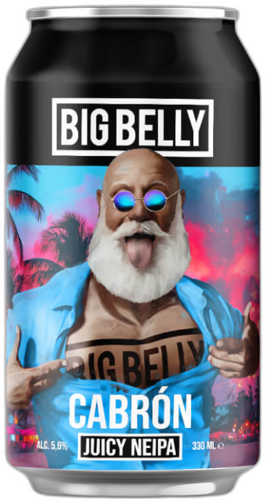 Big Belly Cabron blikje van 33cl
