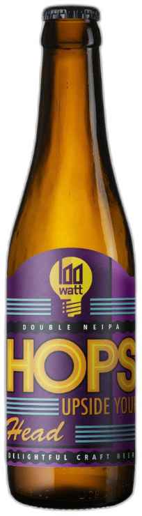 100 Watt Hops Upside Your Head flesje van 33cl