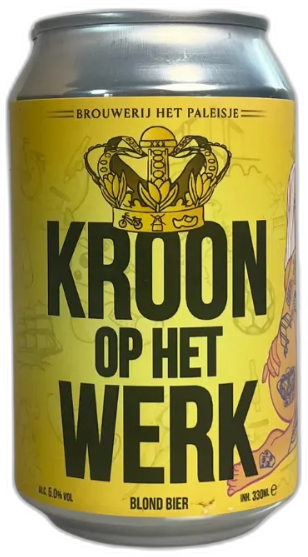 Kroon Op Het Werk bier blikje van 33cl