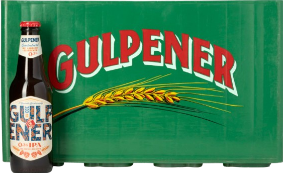 Gulpener 0,3% IPA krat met 24 flesjes van 30cl