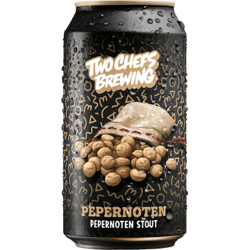 Two Chefs Brewing  Pepernoten Stout  Blik  330ML bij Jumbo