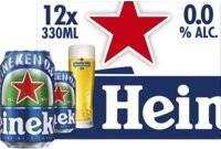 Heineken 0.0% 12-pack met blikjes van 33cl
