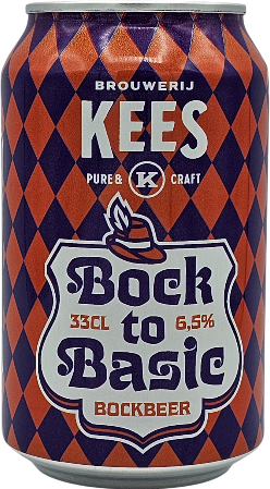 Kees Bock to Basic blikje van 33cl