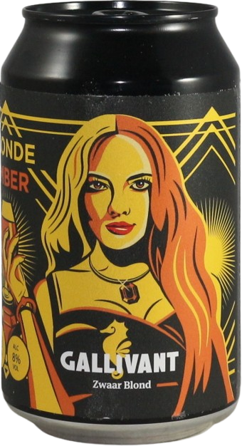 Gallivant Blonde Amber blikje van 33cl