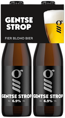 Gentse Strop Blond 4-pack met flesjes van 33cl