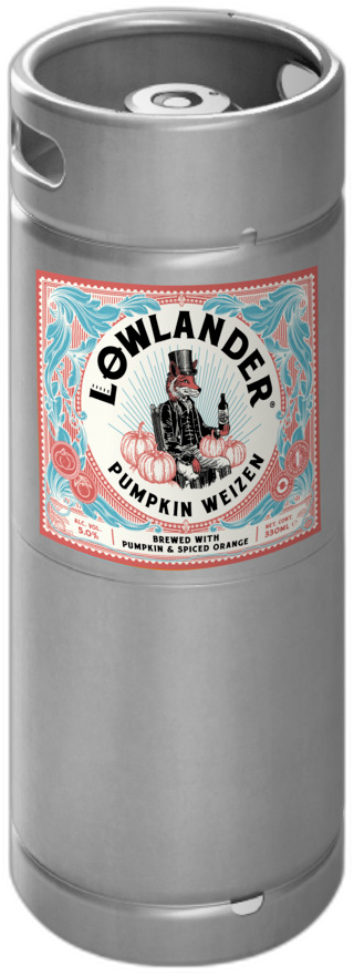  Lowlander Pumpkin Weizen fust van 20 liter 
