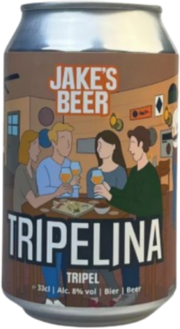 Jake's Beer Tripelina blikje van 33cl