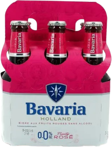 Bavaria 0.0% Fruity Rosé sixpack met flesjes van 33cl