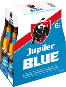 Jupiler Blue set van 6 flesjes á 0,25 liter