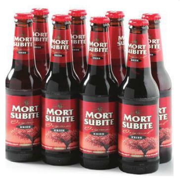 Mort Subite Original Kriek flesje 0,25 liter